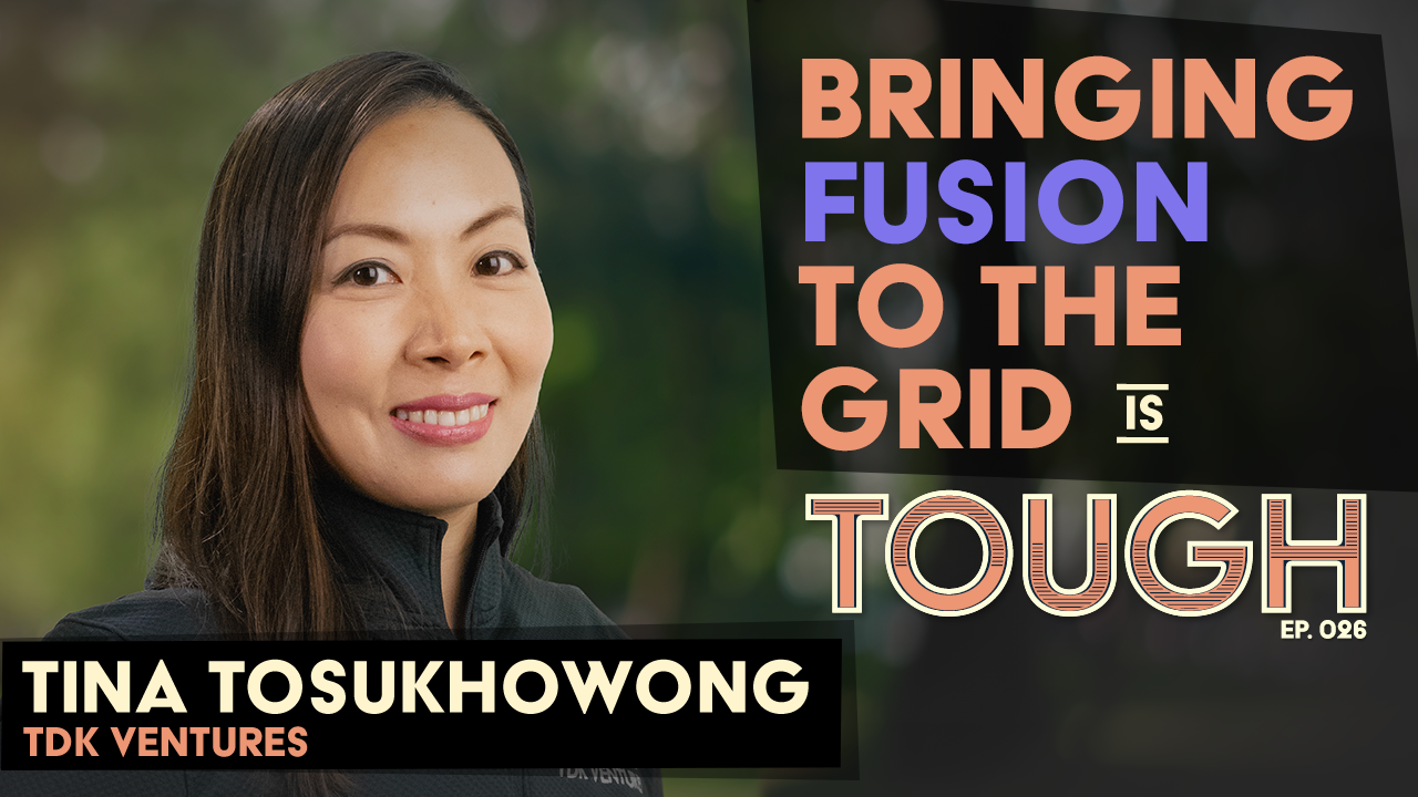 Bringing fusion to the grid, featuring Tina Tosukhowong of TDK Ventures